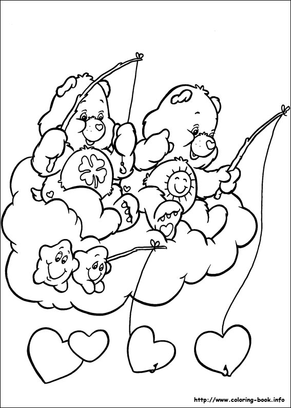 The Care Bears coloring picture